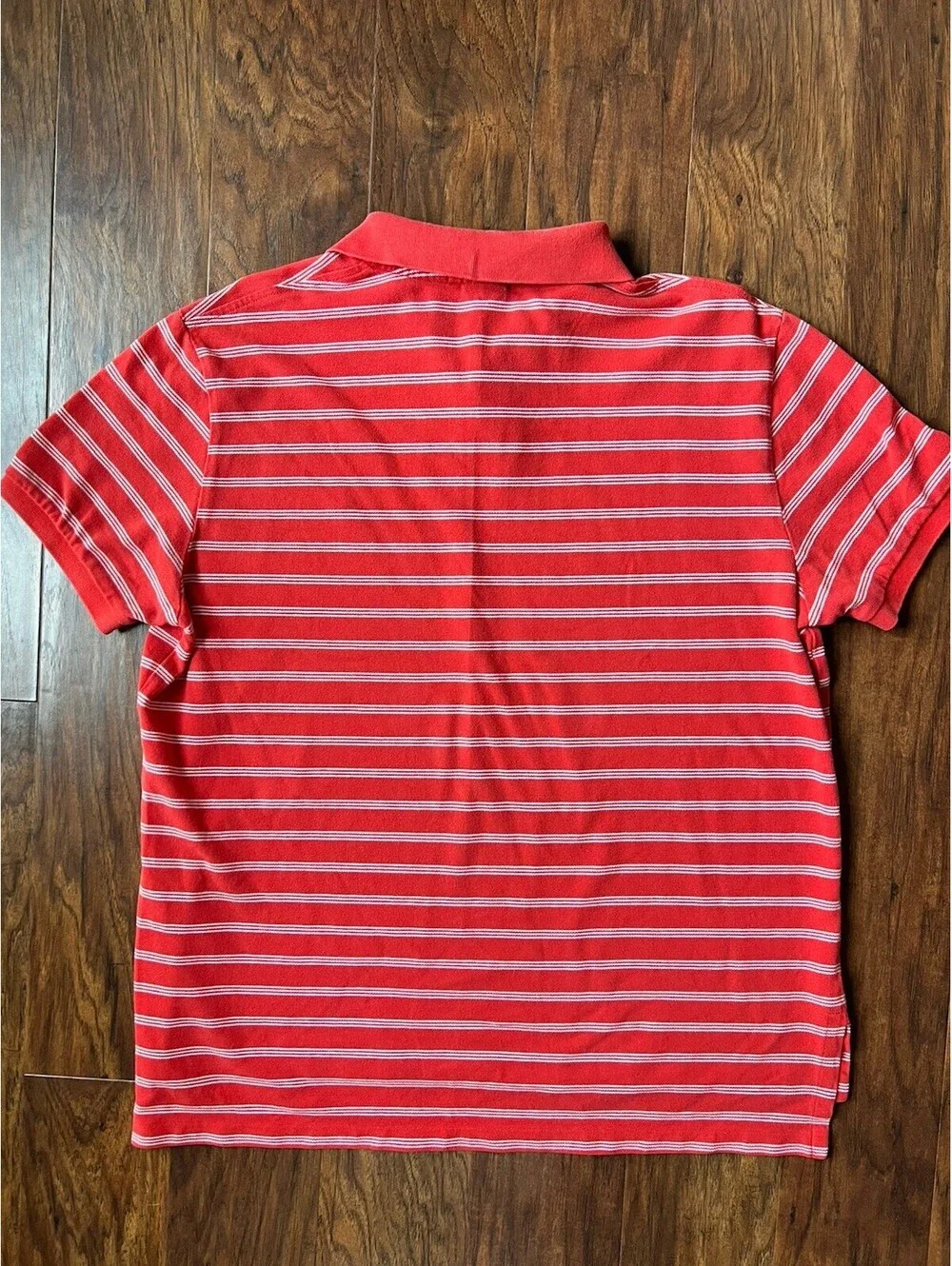 Ralph Lauren Polo Short Sleeve Shirt Orange Red Men’s XL Custom Fit EUC!